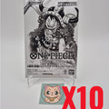 Lot x10 Booster promo One Piece 4th anniversaire