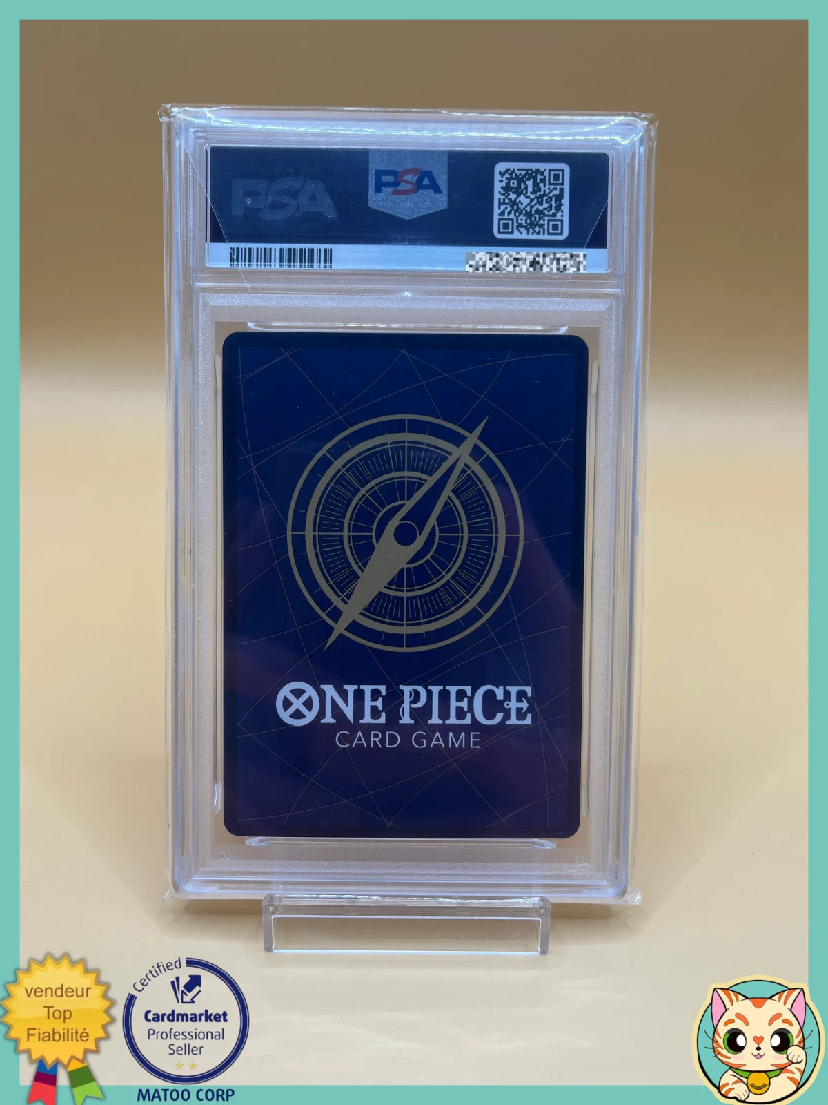 Carte One Piece Monkey D. Luffy (ST21-014) V.1 – PSA 10 Édition Japonaise